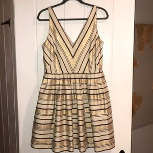 J Crew factory striped party dress